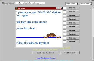 sending files to FinGroup server